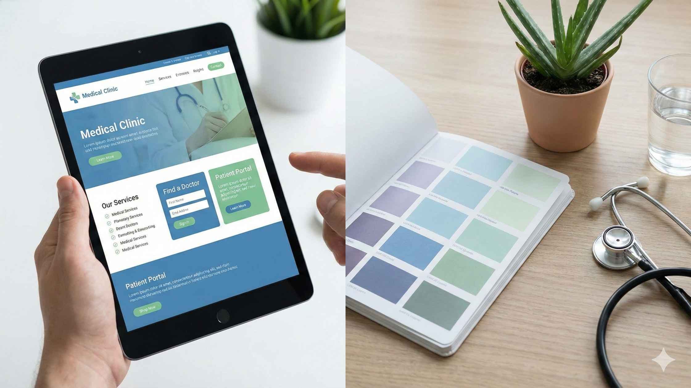 Color Psychology in Medical Website Design: How Colors Influence Patient Confidence