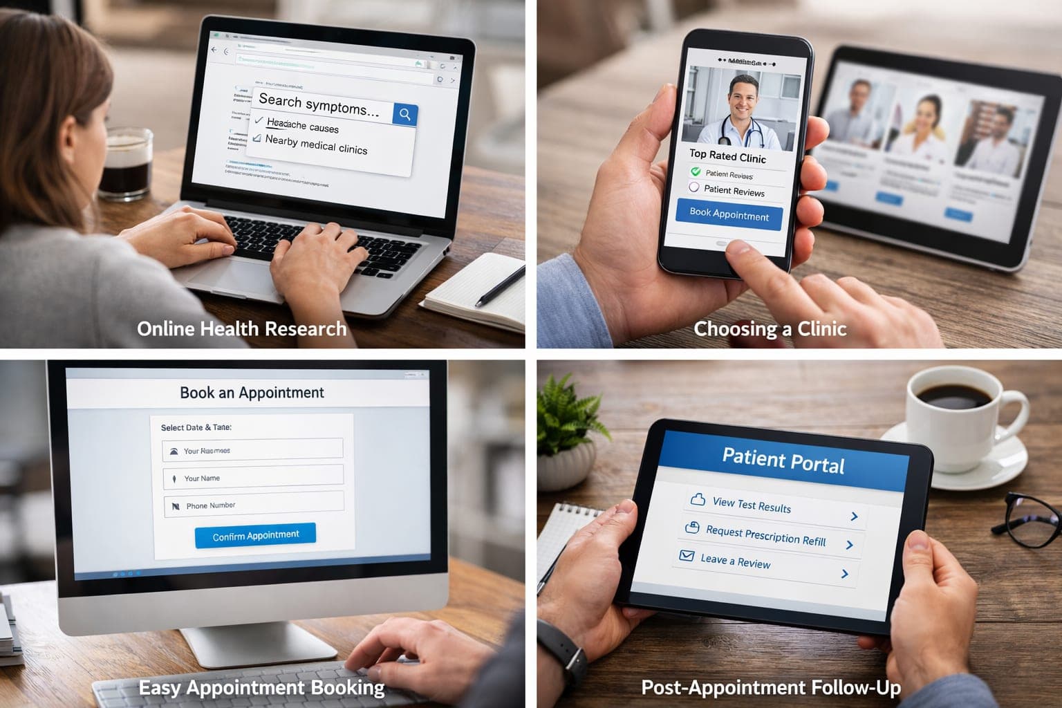 Patient Journey Mapping for Medical Websites: From First Visit to Booked Appointment