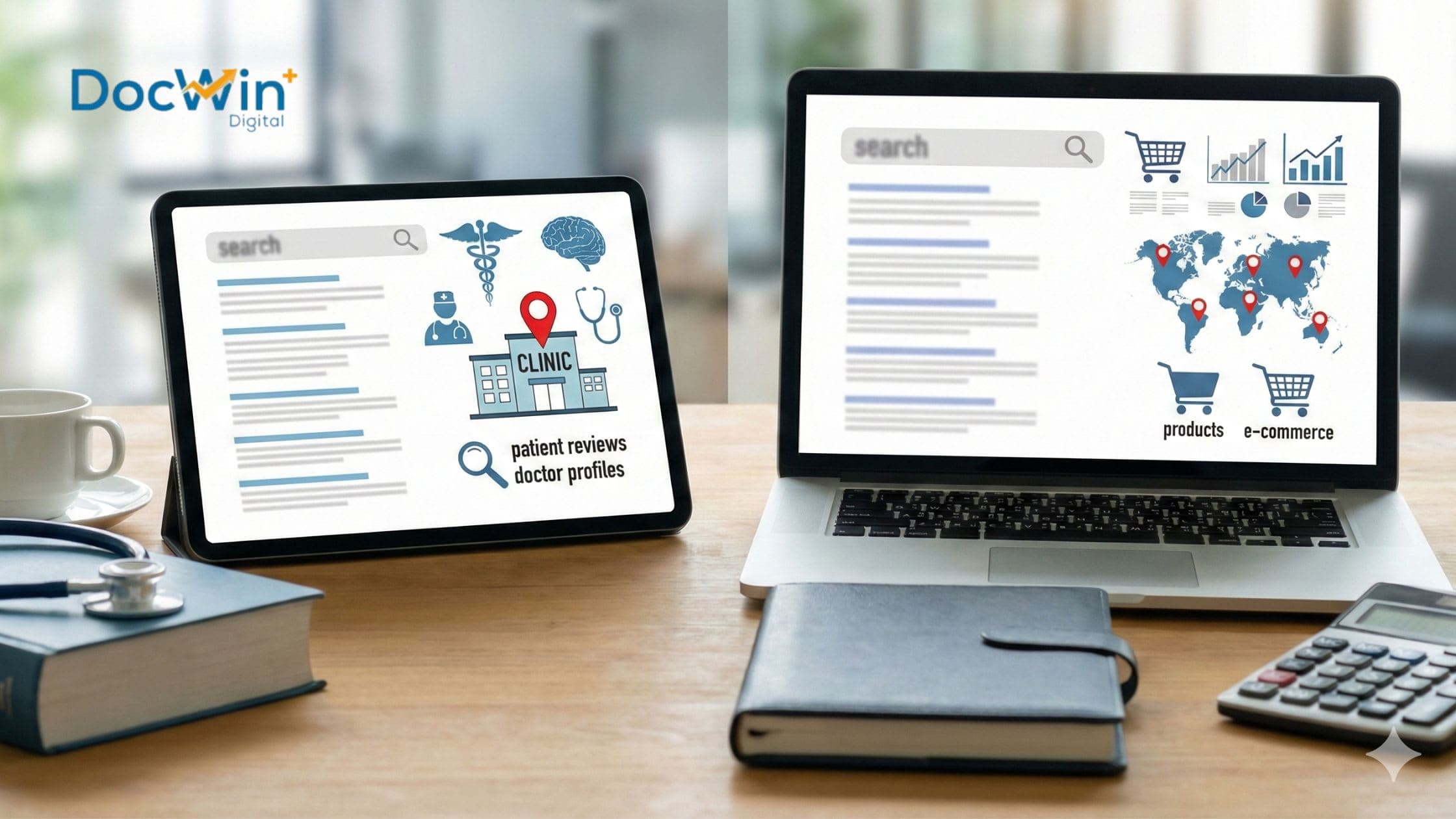 (Pillar 1, Cluster 1, Blog 2) Healthcare SEO vs Traditional SEO: What Doctors, Clinics & Hospitals Must Know